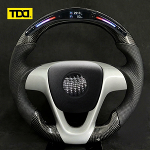 Volante de fibra de carbono TDD LED para Benz Smart 451 453, volante con LED - Product Image 1