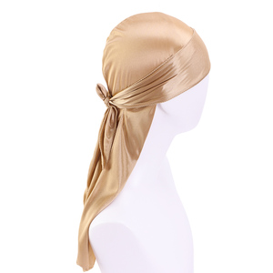 Durag Soyeux Respirant Hip Hop Du Doo Rag Wings Satin Biker Head Wrap <span class=keywords><strong>Pirate</strong></span> Hat Satin <span class=keywords><strong>Bandana</strong></span> Longue Queue Satin Silky Durag - Product Image 4