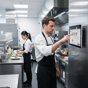 Sistema POS con Monitor Todo en Uno Android/Windows de 21.5/27 Pulgadas para <span class=keywords><strong>Restaurante</strong></span>, Pantalla Táctil KDS para Cocina Comercial - Product Image 5