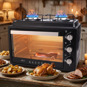 Nuovo Design <span class=keywords><strong>Forno</strong></span> <span class=keywords><strong>Pizza</strong></span> <span class=keywords><strong>a</strong></span> <span class=keywords><strong>Gas</strong></span> GPL da 30L <span class=keywords><strong>per</strong></span> Uso <span class=keywords><strong>Domestico</strong></span> e Commerciale, Griglia e <span class=keywords><strong>Forno</strong></span> Durevoli <span class=keywords><strong>per</strong></span> Cottura - Product Image 2