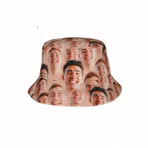 Customizable 1pc Alien Fisherman Bucket Hat Breathable Sun Protection with Logo Photo Printing Pattern Types Cartoon and <b>Leaf</b> - Product Image 2