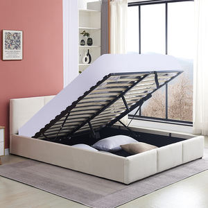 Factory Wholesale Cheap Customized European Style Upholstered <b>Platform</b> <b>Bed</b> With Storage - Product Image 1