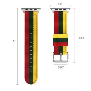 Tejido de Nylon de reemplazo de pulsera correa de reloj de Apple de 38 MM 42 MM Apple iWatch 1 2 3 4 5 - Product Image 2