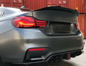 สปอยเลอร์หลังรถยนต์ ชุดแต่งสไตล์ PSM ปีกสปอยเลอร์หลังสำหรับรถยนต์ BMW ซีรีส์ 4 รุ่น F32 F33 F36 ปี 2013-2020 อุปกรณ์ตกแต่งรถยนต์ - Product Image 4