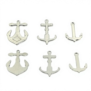 Breloques nautiques en acier inoxydable-pendentifs de roue de bateau de gouvernail d'<span class=keywords><strong>ancre</strong></span>-résultats de bijoux de thème <span class=keywords><strong>marin</strong></span> - Product Image 2