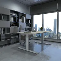 NATE-silla eléctrica de altura ajustable, escritorio de oficina ejecutiva, ergonómico y moderno