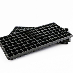 Plateau de semis en plastique PET rectangulaire robuste en gros, 21, 32, 50, 72, 98, 105, 128, 168, 200 trous pour bacs à plantes d'extérieur - Product Image 4