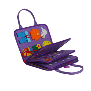 Nouveau 2026 Tableau d'activités Montessori en feutre pour enfants autistes et tout-petits, jouet sensoriel éducatif - Product Image 1