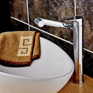 Lucky Cat Basin Faucet Single Handle Deck Mounted Brass Valve Core Single Hole Faucet For Bathroom Sink - Product Image 1