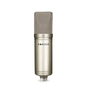 Luxury Gold Supplier broadcasting wired Condenser Handheld ABS Dynamic Microphone Parts