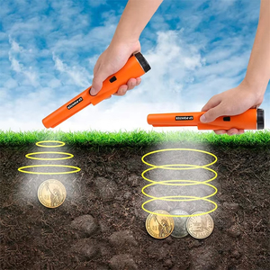 Dispositivo di protezione individuale portatile con punta a 360 ° rilevatore di metallo a scansione laterale per monete in oro e altri metalli prodotti per la sicurezza - Product Image 6
