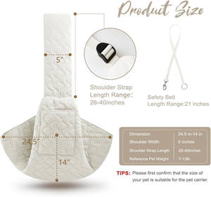 Échantillon gratuit Sac de transport pour chien en gros pour chiens de taille moyenne à grande Sac de voyage pour chien en coton robuste pour animaux de compagnie de taille moyenne à grande Sac de transport - Product Image 3