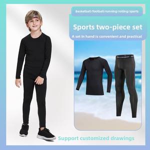 Conjunto Deportivo de Otoño Invierno de Secado Rápido y Transpirable 100% Poliéster para <span class=keywords><strong>Niños</strong></span>, Ropa de Fútbol para Baloncesto, Fútbol y Fitness - Product Image 4