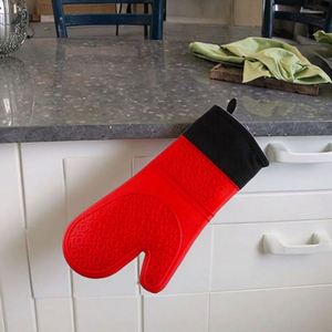 Gants de cuisine et de pâtisserie en silicone extra longs professionnels, gants de barbecue en silicone, vente en gros - Product Image 6