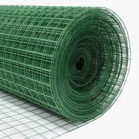 Grillage soudé en PVC vert 2x4 4x4 pour clôture de jardin et protection contre les lapins et les poulets