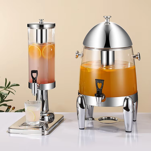 Équipement de restauration commerciale, distributeur de boissons en acier inoxydable doré de 12 L, distributeur d'eau et de café - Product Image 6