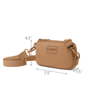 New Designer Fashion Striped Neoprene <strong>Crossbody</strong> <strong>Bag</strong> Zipper Waterproof Shoulder <strong>Bag</strong> Custom Mobile Phone <strong>Bag</strong> for Man Women - Product Image 4
