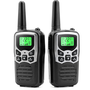 Talkie-walkie T5 compact pour extérieur, usage civil, avec lampe de poche, contrôle VOX, anti-interférence, portée de 0,5 km - Product Image 4