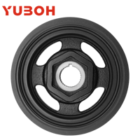 Poulie de vilebrequin YUBOH 13810-R40-A01 pour Honda CR-V Accord Odyssey Crosstour 2006-2012, poulie d'équilibrage harmonique de vilebrequin OEM