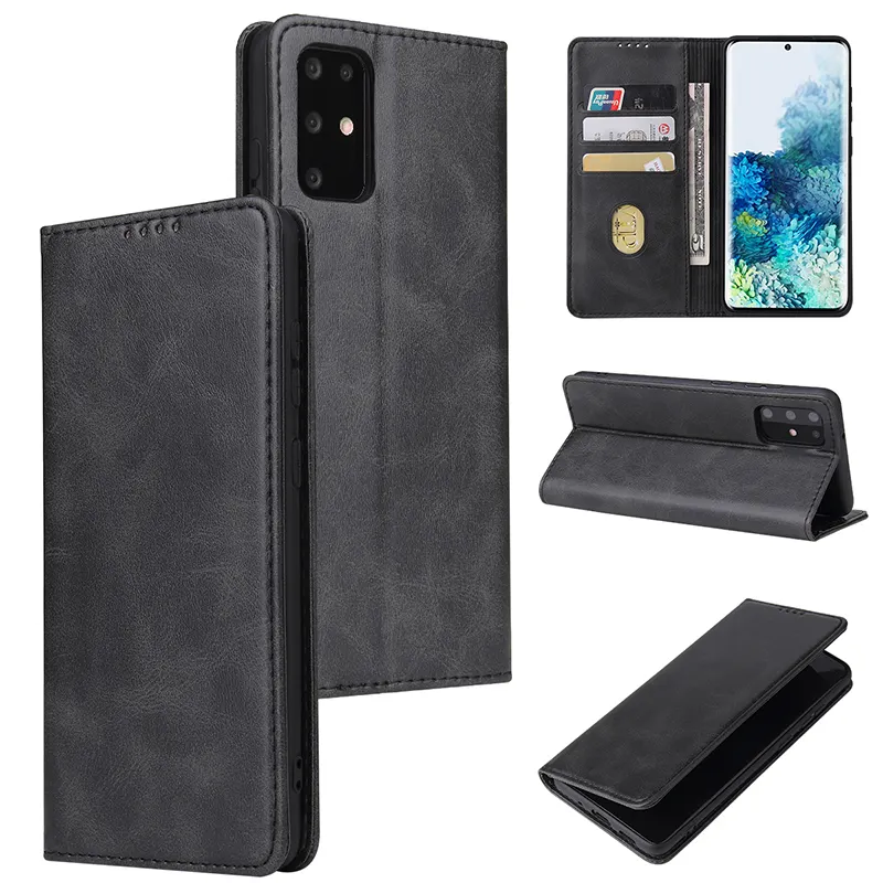 Magnetic Flip Cover Cover For Samsung S23 Ultra Case Wallet Phone Case For S20 Ultra Custom Logo Card Slot Leather Phone Case