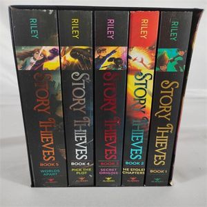 Collection complète de romans anglais « Voleurs d'histoires », coffret de 5 livres sur le thème de l'agriculture, en carton - Product Image 2