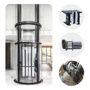 लक्जरी विला इनडोर पैनोरमिक लिफ्ट वायवीय गोलाकार लिफ्ट लिफ्ट 3 मंजिल आवासीय घर लिफ्ट - Product Image 4