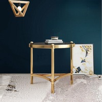 Table d'appoint moderne pour salon, table d'appoint de luxe pour canapé, table d'appoint en acier inoxydable