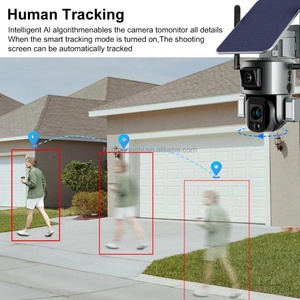 Niview 12X Optical Zoom 8MP 4G Sim Solar WiFi Dual Lens 4K IP <b>Camera</b> WiFi Outdoor Security <b>Camera</b> PTZ Auto Tracking CCTV <b>Camera</b> - Product Image 4