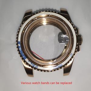 Caja de reloj de acero inoxidable de 40 mm con cristal de zafiro compatible con NH34 NH35 NH38 NH70 NH71 NH72 - Product Image 2
