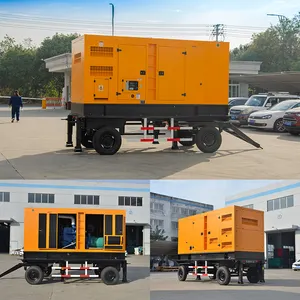 ขับเคลื่อนด้วยเครื่องยนต์ Volvo 320kW/400kVA ชุดเครื่องกําเนิดไฟฟ้าดีเซลขายส่ง