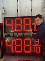 Module d'affichage LED 7 segments à faible consommation d'énergie pour prix du carburant, panneau LED pour prix de l'essence