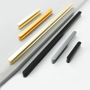 Bookcase Drawer <b>Pull</b> Modern Simple Black Cabinet Drawer <b>Pulls</b> Gold Closet <b>Door</b> <b>Handles</b> Furniture Accessories For Kitchen - Product Image 1