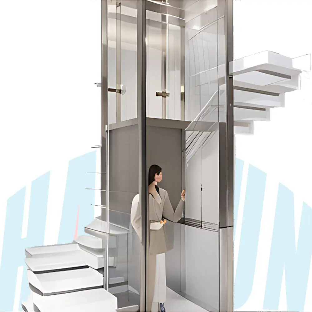 ผลิตภัณฑ์ใหม่ 2024 ลิฟต์โดยสารภายนอกภายนอกในลิฟต์บ้านของจีน
