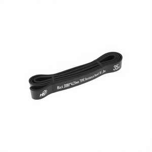 Banda de Resistencia Negra de TPE de 2080*4.5*21mm, 35 Libras, para Ejercicio - Product Image 1