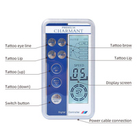 Stylo de maquillage permanent numérique professionnel Charmant, machine à tatouer avec alimentations pour les sourcils, le contour des lèvres, le tatouage