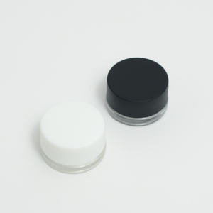 Cannacoast โหลแก้วเข้มข้นแบบกำหนดเองสำหรับเด็กหมวกพลาสติกสีขาว/ดำพิมพ์โลโก้ที่กำหนดเองสำหรับการดูแลผิวรอบดวงตาบนใบหน้าดอกไม้ - Product Image 5