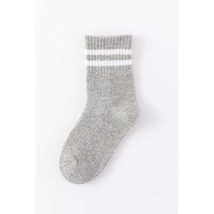 Men's Ankle <b>Socks</b> Solid Color Striped Knitted Cotton Breathable Daily Wear Spring Season Standard <b>Thickness</b> - Product Image 3