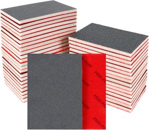 Bloque de Lijado de Dureza Media, Forma Cuadrada, Lavable y Reutilizable <span class=keywords><strong>para</strong></span> Madera, Metal, Paredes Secas, Esmalte, <span class=keywords><strong>Lija</strong></span> Húmeda y Seca, Superficie Lisa - Product Image 1