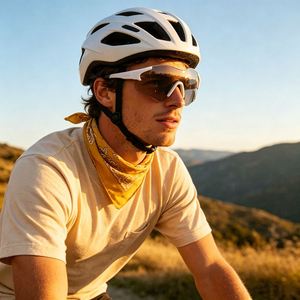 Lentes <span class=keywords><strong>de</strong></span> PC Ligeras, Gafas <span class=keywords><strong>de</strong></span> Sol Deportivas Fotocromáticas Resistentes al Viento para Exteriores, para Correr, Conducir, Estilo Vintage, con Logotipo Personalizado, para Hombre - Product Image 2