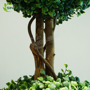 Decoração Home Realista Simulado Grande Pote Do Falso Interior De Plástico Alto Uv Resistente Artificial Planta Bonsai Piso Árvore Ao Ar Livre - Product Image 4