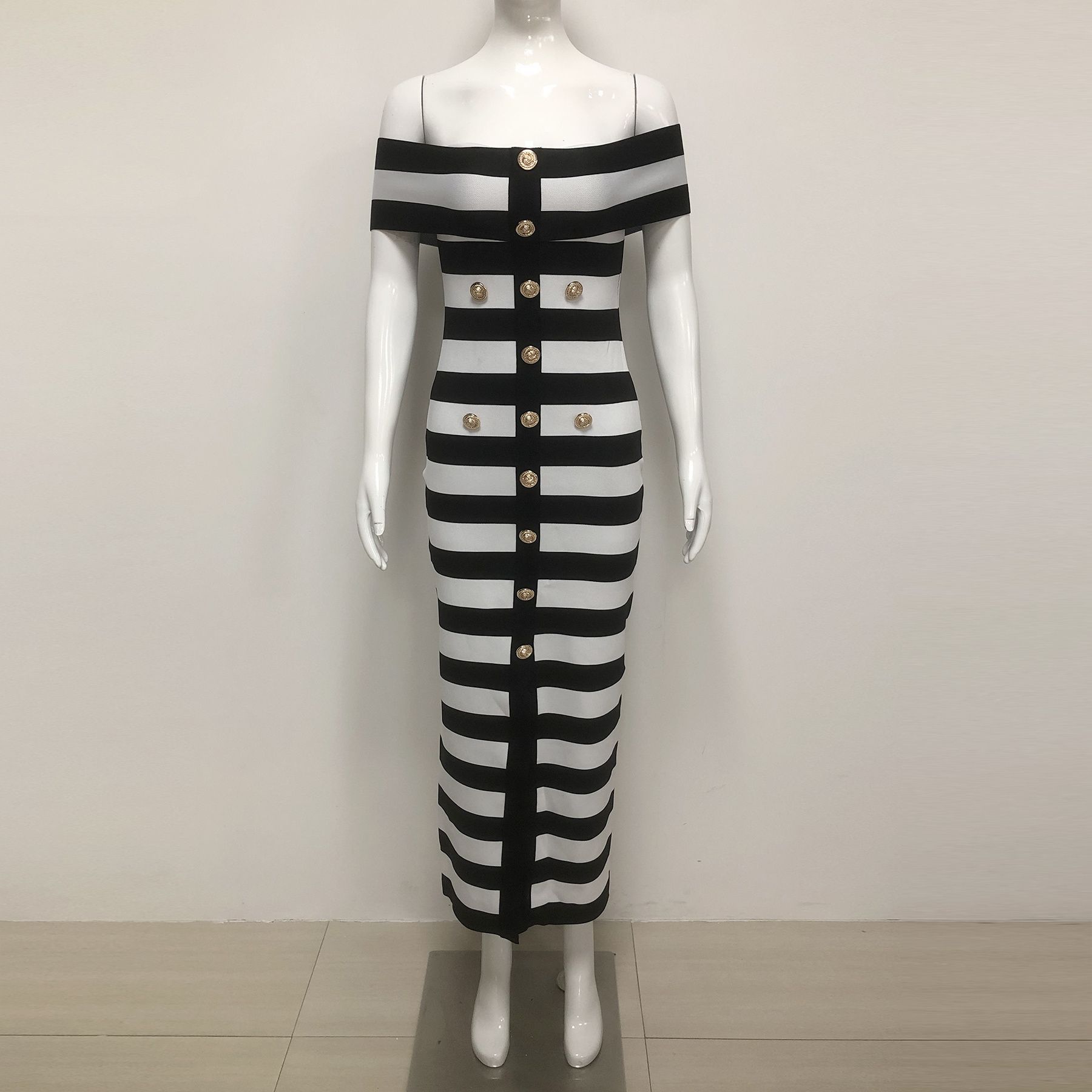 On Sale Black and White Striped Party Dress Available in Various Sizes | Alibaba.com On Sale Black and White Striped Party Dress Available in Various Sizes | Alibaba.com