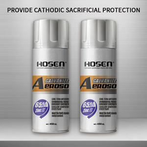 HOSEN Premium Grade 65% Zinc Galvanizing Aerosol <b>Spray</b> <b>Paint</b>, 99.9% Pure Zinc <b>for</b> Metal Anti-Corrosion - Product Image 1
