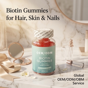 Gomitas de Biotina de Marca Privada OEM 5000mcg Sin Azúcar para Cabello, Piel y Uñas, para Bienestar Diario, Fábrica ODM Personalizada - Product Image 4
