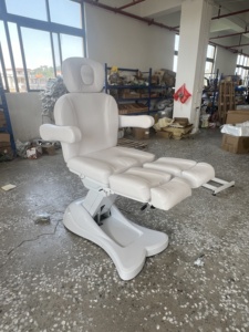 เตียงเสริมความงามแบบแยกขา 2 มอเตอร์ 4 มอเตอร์ ไฟฟ้า ปรับระดับได้ พร้อมรีโมทควบคุมที่เท้า สีสั่งทำได้ สำหรับใช้ในร้านเสริมสวย - Product Image 3