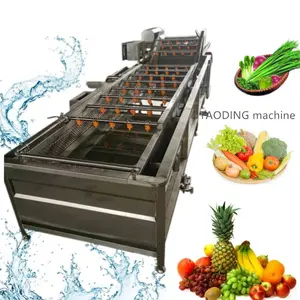 China industrial wash and peel machine potato vegetable washing tub with water valve operator bubble wash machine potato