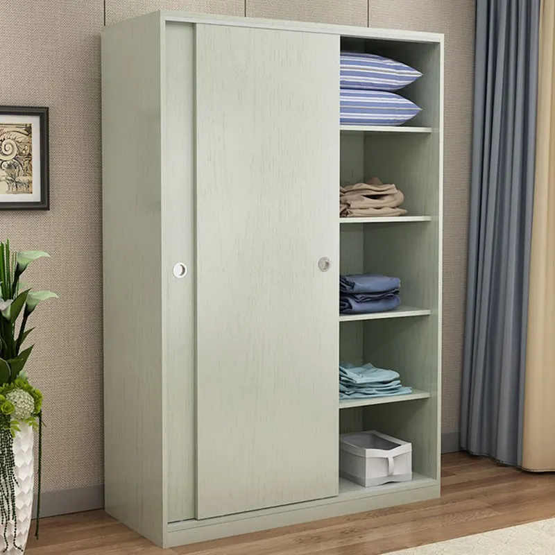 Sliding Door Storage Cabinet Children Wardrobe Simple Kids Wardrobe Modern Bedroom