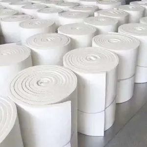 KERUI materiale termoisolante ad alta temperatura ignifugo fibra ceramica stuoia lana coperta prodotto per isolamento forno