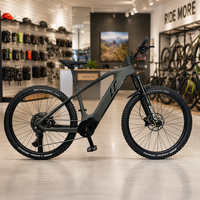 Vélo de montagne à suspension intégrale en fibre de carbone avec moteur central Bafang M510 36V 95NM, batterie au lithium, 11 vitesses, freins à disque hydrauliques
