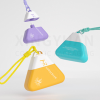 XINGYUAN Travel Portable Keychain Perawatan Pribadi Kemasan Tabir Surya 50ml Botol Losion Krim Wajah Segitiga Kustom