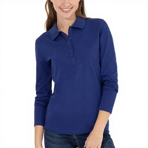 Polo Esencial de Verano para Mujer, Camiseta de Manga Corta con Cuello, Ajustada, Informal, para Golf y Deportes, Varios Colores, Amplia Gama de Tallas - Product Image 1